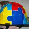 AUTISM FIRE HELMET 