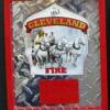 CLEVELAND FIRE HELMET SHIELD PLAQUE 