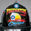fire helmet shield FF for Christ